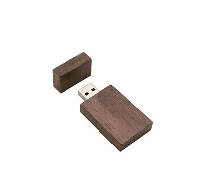 Pravokutni drveni USB Flash Drive
